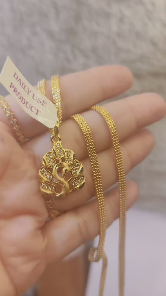 Premium One-Gram Gold Finish Necklace Set | Elegant & Lightweight