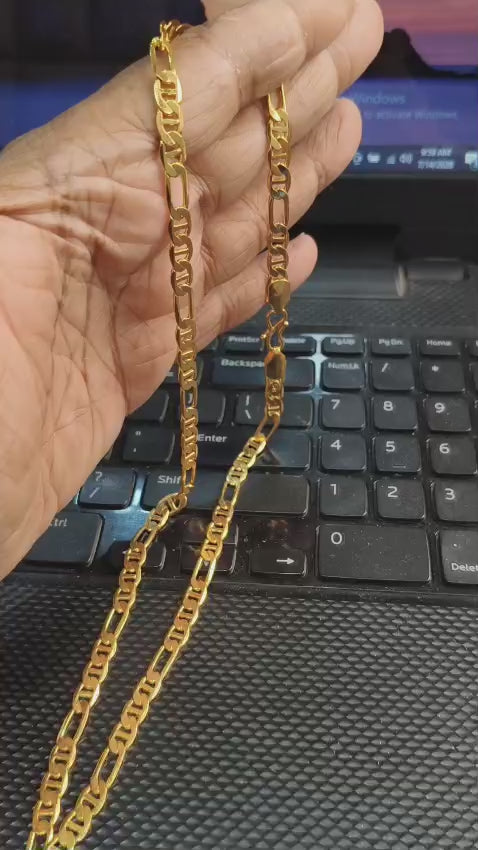 Trendy 1 Gram Gold Plated Chain | Minimal & Elegant Style